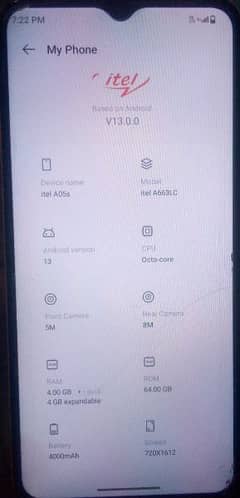 Itel A05s Full original Accessories