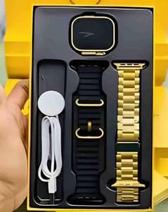 HK9 smart watch in gold colour