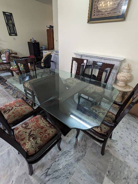 Custom Design Dining Table set with 6 chairs 2