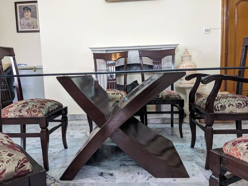 Custom Design Dining Table set with 6 chairs 5