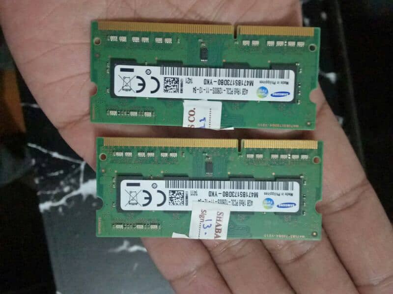 DDR 3 8gb  4+4gb for laptop 1