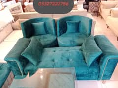 06 setar sofa + bed room chairs+ back less dewan