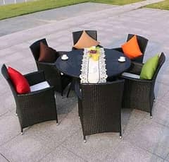restaurant dining table outdoor Garden rattan furniture chair sofa
