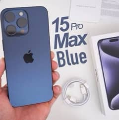 Iphone 15 pro max jv blue titanium 100 Health
