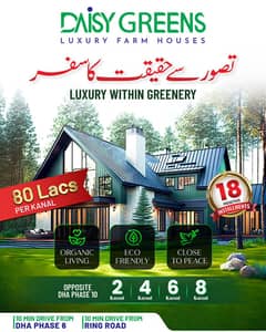 Installment 2, 4 & 8 Kanal Farm House Plot For Sale Opposite DHA - 10