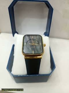 Mens square dial watch