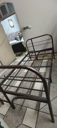 iron bed