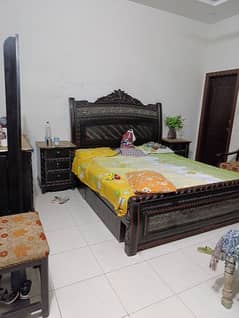 king size bed and dressing for sale