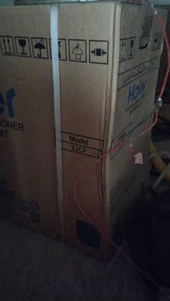 haier split 1 ton new AC box pack