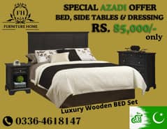 bed set/king size double bed/ azaadi offer/wooden bedroom furniture