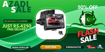 Azadi Grand Sale on  Car Accessories WDR Dash Cam Car DVR  Air Blower