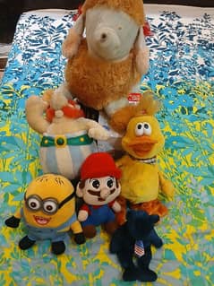 stuffed Toys 6 pieces