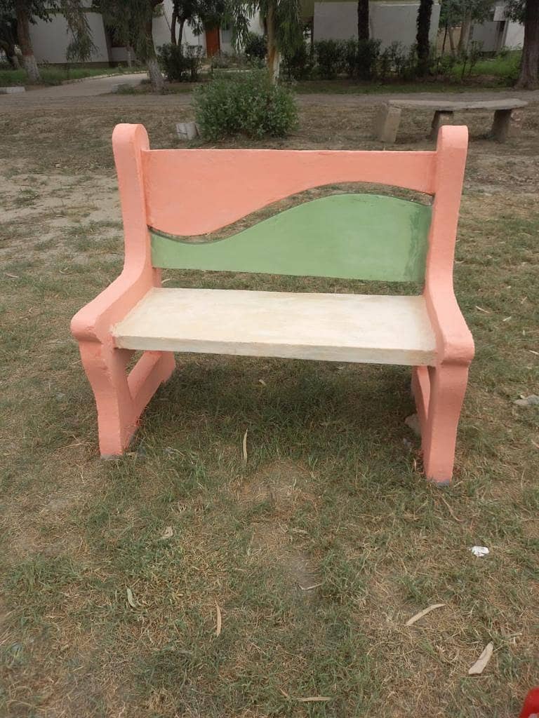 Victoria Concrete garden benches 2