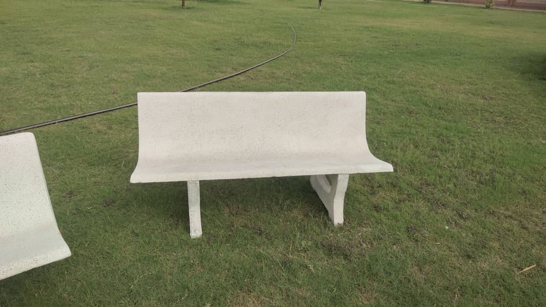 Concrete Garden Benches-Durable outdoor furniture 0