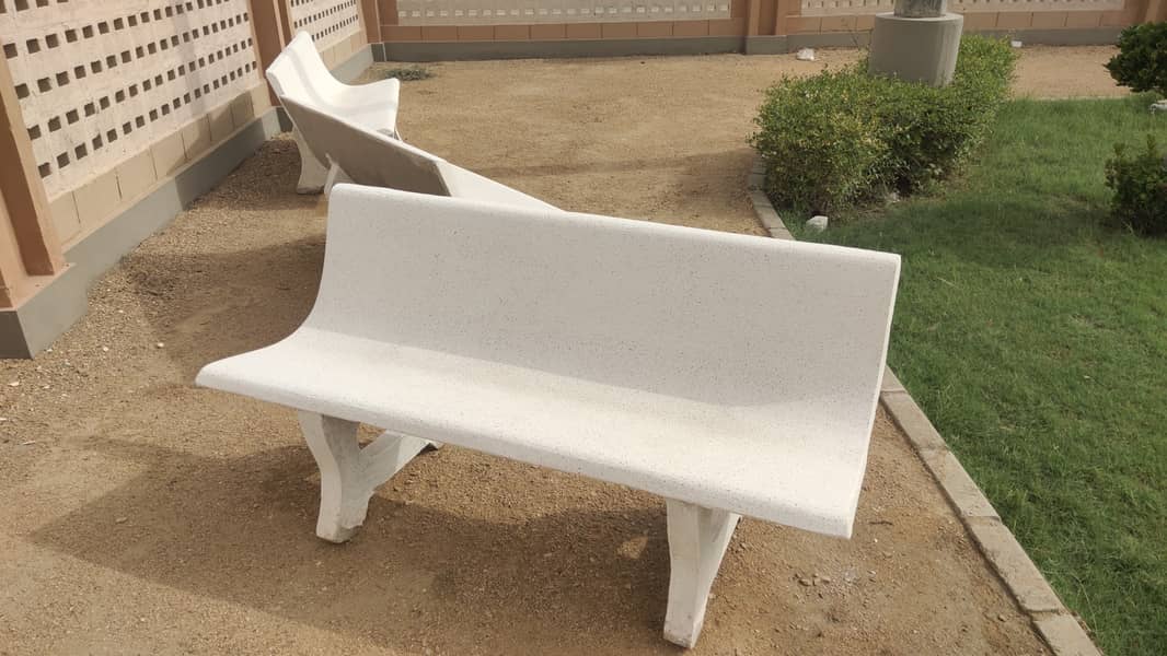 Concrete Garden Benches-Durable outdoor furniture 3