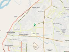 3 Marla plot facing park for sale in lda avenue1 lahore