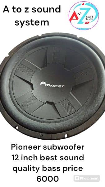 pioneer subwoofer 12 inch best sound quality 0