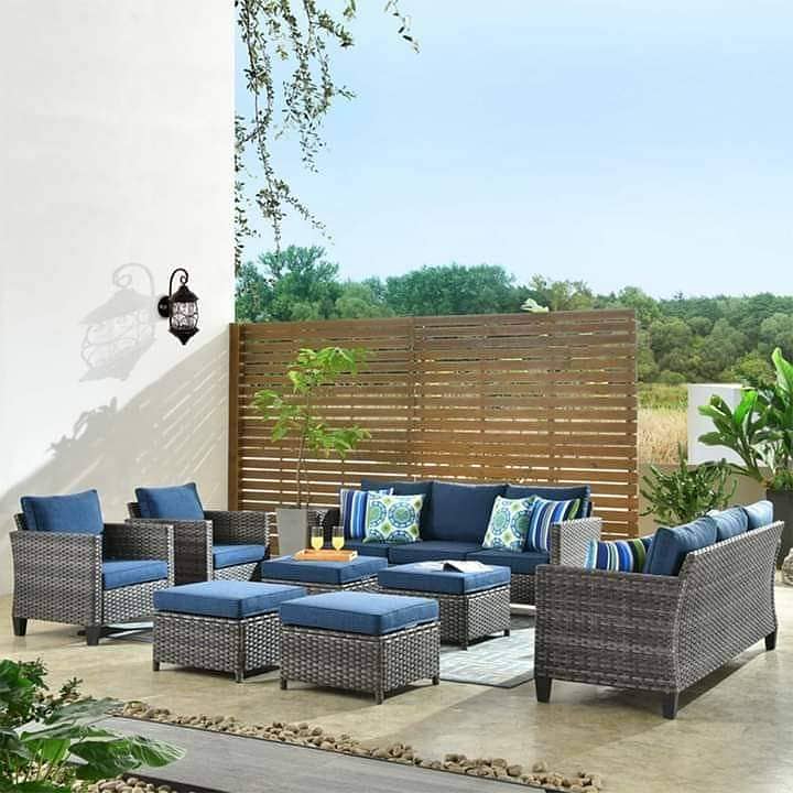 rattan sofa sets/5 seater sofa/sofa chairs/center tables/Garden chair 7