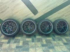 AMG Style Rims & PIRELLI tyres For Civic