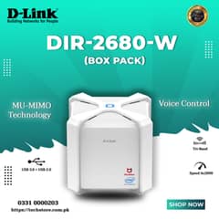 D-link/ DIR-2680/ D-Fend/ AC2600/ Dual Band/ Wi-Fi/ Router/ (Box-pack)