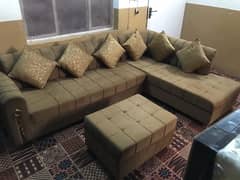 7 Seater sofa L Shaped  (7 cushion) New sofa