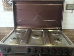 5 burner cooking range