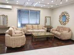 sofa set / turkish sofa / 6 seater sofa / six seater sofa/velvet sofa