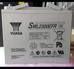 YUASA DRY BATTERY 12V-80AH AVAILABLE