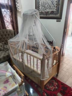 baby bed and baby swing , baby cart with mosquito net , baby jhula