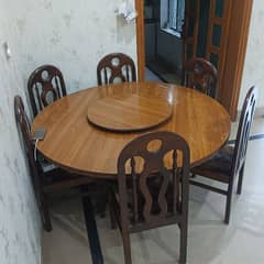 dining table and chairs