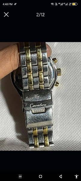 La cavalera men's watch it's original came from saudi Arabia 1