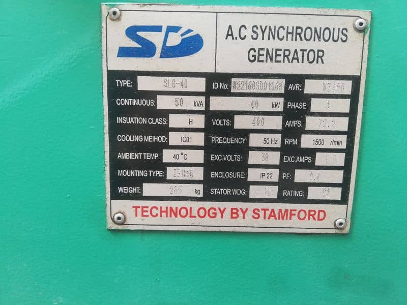 cummins U S A 50 kva Gernator 3