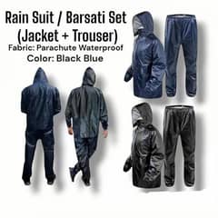 2 pcs Water Proof Unisex Rain Suit