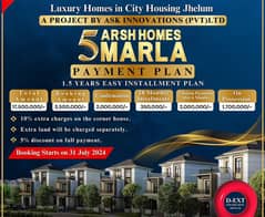 5 Marla House For sale d extention block in easy installment plan in Citi Housing Jhelum.