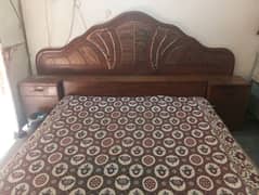 bed with mattress or sofa set 5seater & 3tables