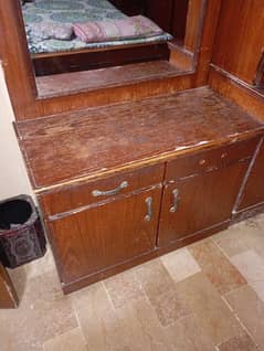 wooden dressing table