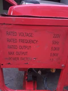 Sale honda 5kv generator in good condition
