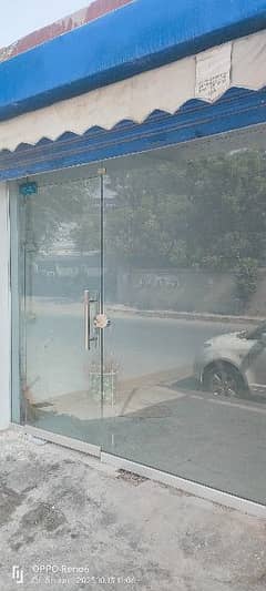 shop glass door