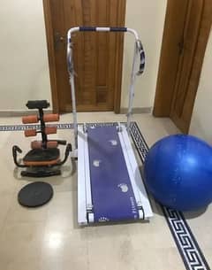 trade mill, cardio ball, belly exercise machine, Circle excercise