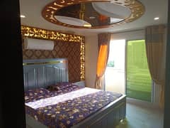 4 MARLA Luxurious Furnished 2 Bad Flat For Rent in Bahria Town Lahore