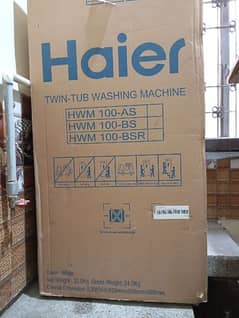 haier semi automatic machine new