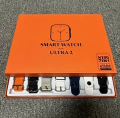 7in1 smart watch 7 streps and case and chargin cable box pack
