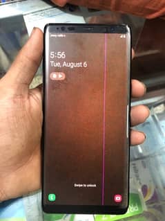 Samsung galaxy note 8 glass crack or line ha only sale