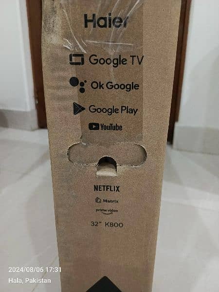 Brand New Haier Google Smart Tv 32 inch Led For Sale Model K800 2