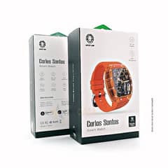 Green Lion Carlos Santos Smart Watch, Magnetic Charging