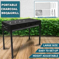 Japaneese Bar B Que Grill with Adjustable Stand 0