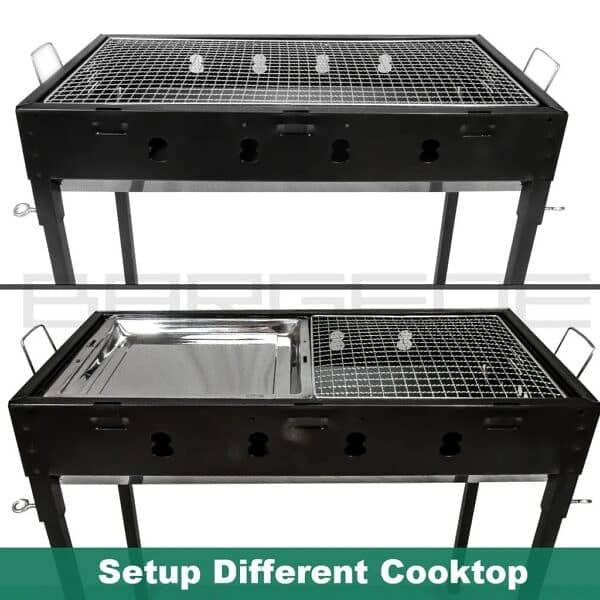 Japaneese Bar B Que Grill with Adjustable Stand 3