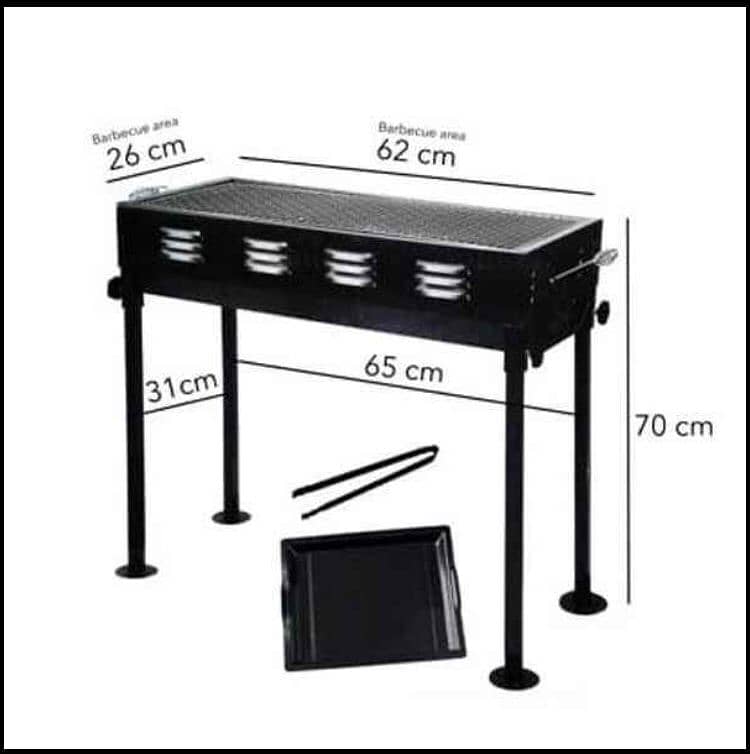 Japaneese Bar B Que Grill with Adjustable Stand 4