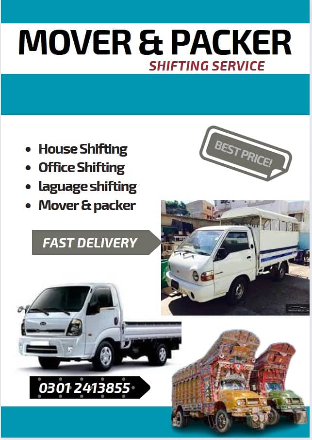 Mover and Packer service - House Shifting Service-Packing service 0