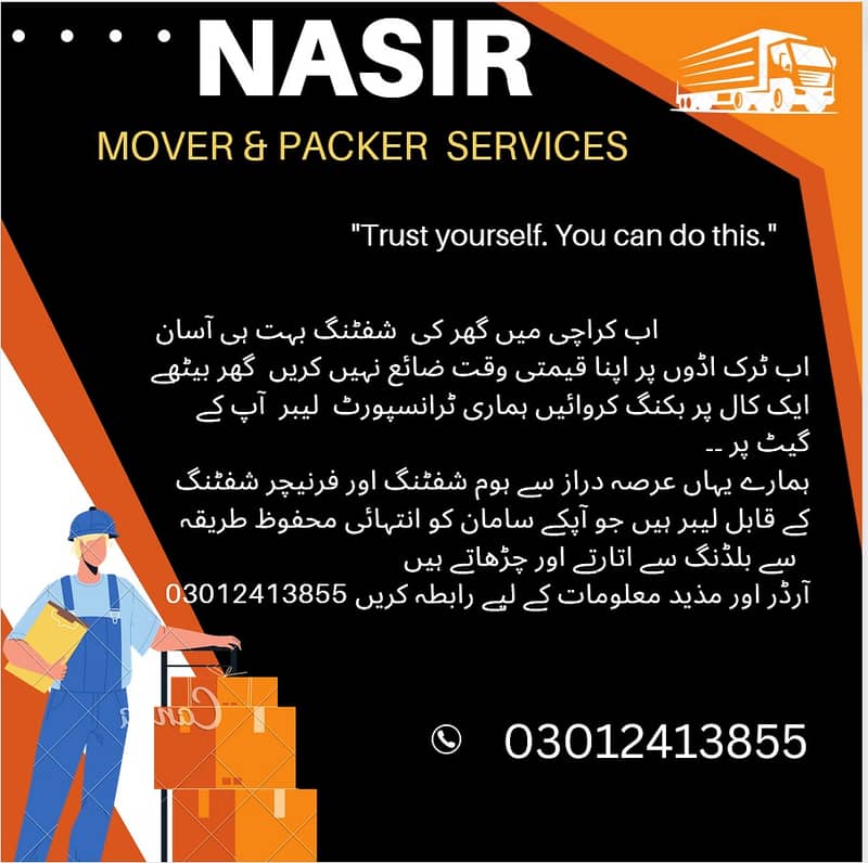 Mover and Packer service - House Shifting Service-Packing service 1